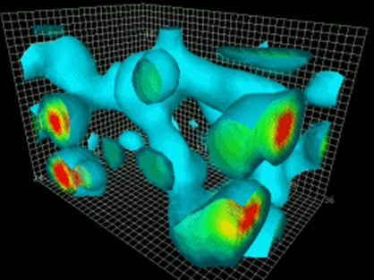 QCD Simulation â€“ Credit: ARC Special Research Centre for the Subatomic Structure of Matter